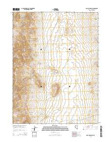 Sage Hen Spring 2015 topographic map thumbnail
