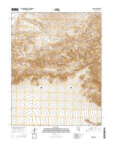 Hiko NE 2014 topographic map thumbnail