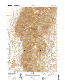King Lear Peak 2015 topographic map thumbnail