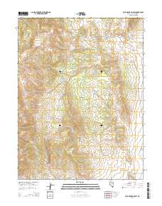 Buck Mountain East 2014 topographic map thumbnail