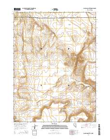 Big Spring Butte 2015 topographic map thumbnail