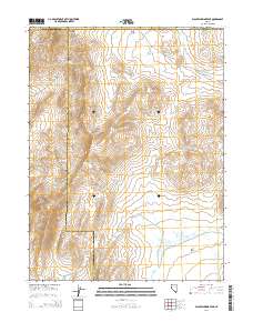 Black Warrior Peak 2014 topographic map thumbnail