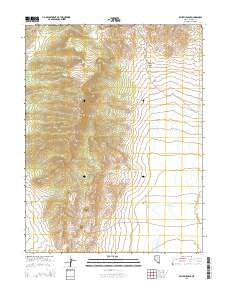 Bellevue Peak 2014 topographic map thumbnail