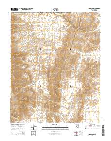 Arrow Canyon 2014 topographic map thumbnail