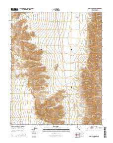 Arrow Canyon NW 2014 topographic map thumbnail