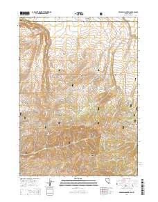 Bearpaw Mountain 2014 topographic map thumbnail