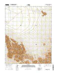Amargosa Flat 2014 topographic map thumbnail