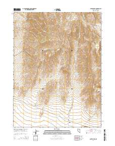 Antler Peak 2014 topographic map thumbnail