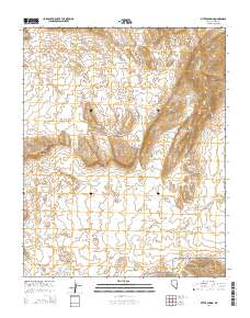 Bitter Spring 2014 topographic map thumbnail