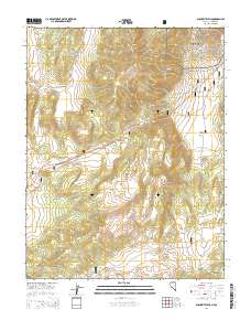 Anchorite Hills 2014 topographic map thumbnail