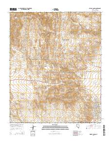 Bridge Canyon 2015 topographic map thumbnail