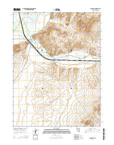 Beowawe 2014 topographic map thumbnail