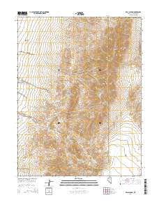 Bell Canyon 2014 topographic map thumbnail