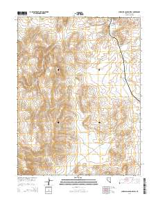Churchill Canyon Well 2014 topographic map thumbnail