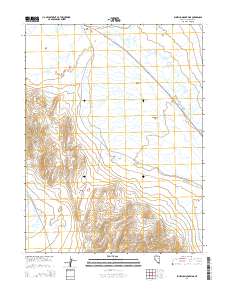 Bunejug Mountains 2014 topographic map thumbnail