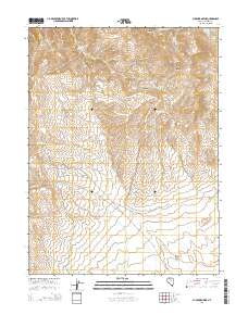 Buckhorn Mine 2014 topographic map thumbnail