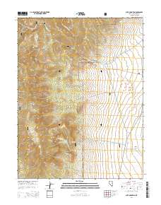 Cave Mountain 2014 topographic map thumbnail