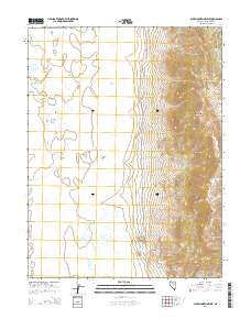 Buck Mountain West 2014 topographic map thumbnail