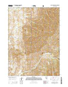 Chicken Creek Summit 2014 topographic map thumbnail