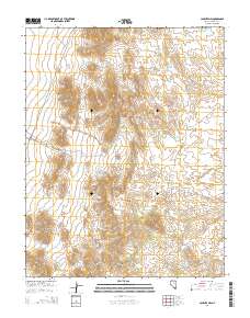 Caliente NW 2014 topographic map thumbnail