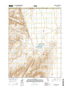 Cordero Mine 2015 topographic map thumbnail