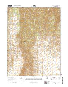 Camp Creek Canyon 2014 topographic map thumbnail