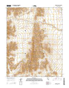 Davidson Peak 2014 topographic map thumbnail