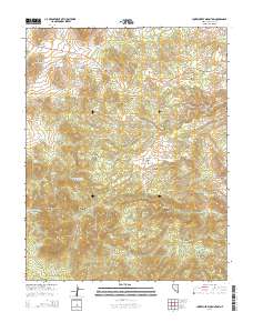 Chokecherry Mountain 2014 topographic map thumbnail