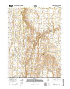 Browns Bench Ranch 2015 topographic map thumbnail