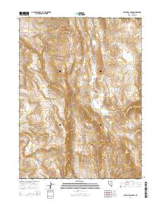 Crutcher Canyon 2014 topographic map thumbnail