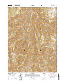 Gods Pocket Peak 2014 topographic map thumbnail