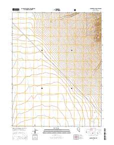 Duckwater SE 2014 topographic map thumbnail