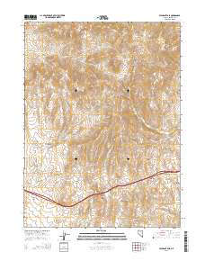 Emigrant Pass 2014 topographic map thumbnail