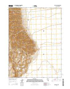 Dyke Canyon 2015 topographic map thumbnail