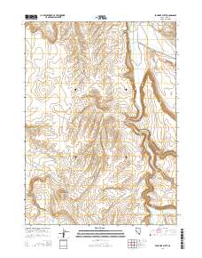 Fourmile Butte 2014 topographic map thumbnail