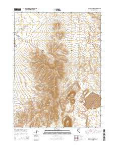 Dry Hills North 2015 topographic map thumbnail