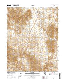 Gabbs Mountain 2015 topographic map thumbnail