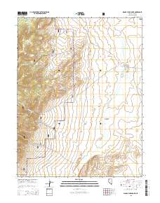 Dianas Punch Bowl 2015 topographic map thumbnail