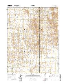 Ferber Peak 2014 topographic map thumbnail
