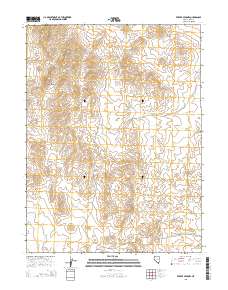 Ferber Peak NW 2015 topographic map thumbnail