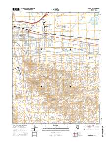 Fernley East 2014 topographic map thumbnail