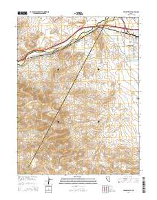 Fernley West 2014 topographic map thumbnail