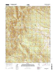 Dow Mountain 2014 topographic map thumbnail