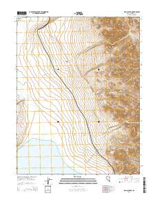 Gillis Canyon 2014 topographic map thumbnail