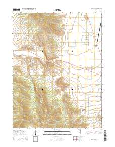 Devon Peak 2014 topographic map thumbnail