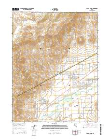 Flowery Peak 2014 topographic map thumbnail