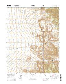 Antelope Spring 2014 topographic map thumbnail