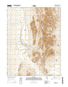 Duckwater 2014 topographic map thumbnail