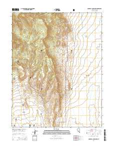Georges Canyon Rim 2014 topographic map thumbnail