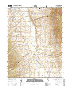 Comins Lake 2014 topographic map thumbnail